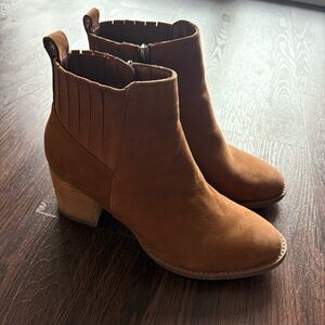 Blondo Brown Waterproof Ankle Boots